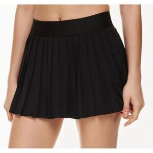 Aritzia Tna Move Tech Tennis Pro Micro Mini Skirt Pleated Black Women's small